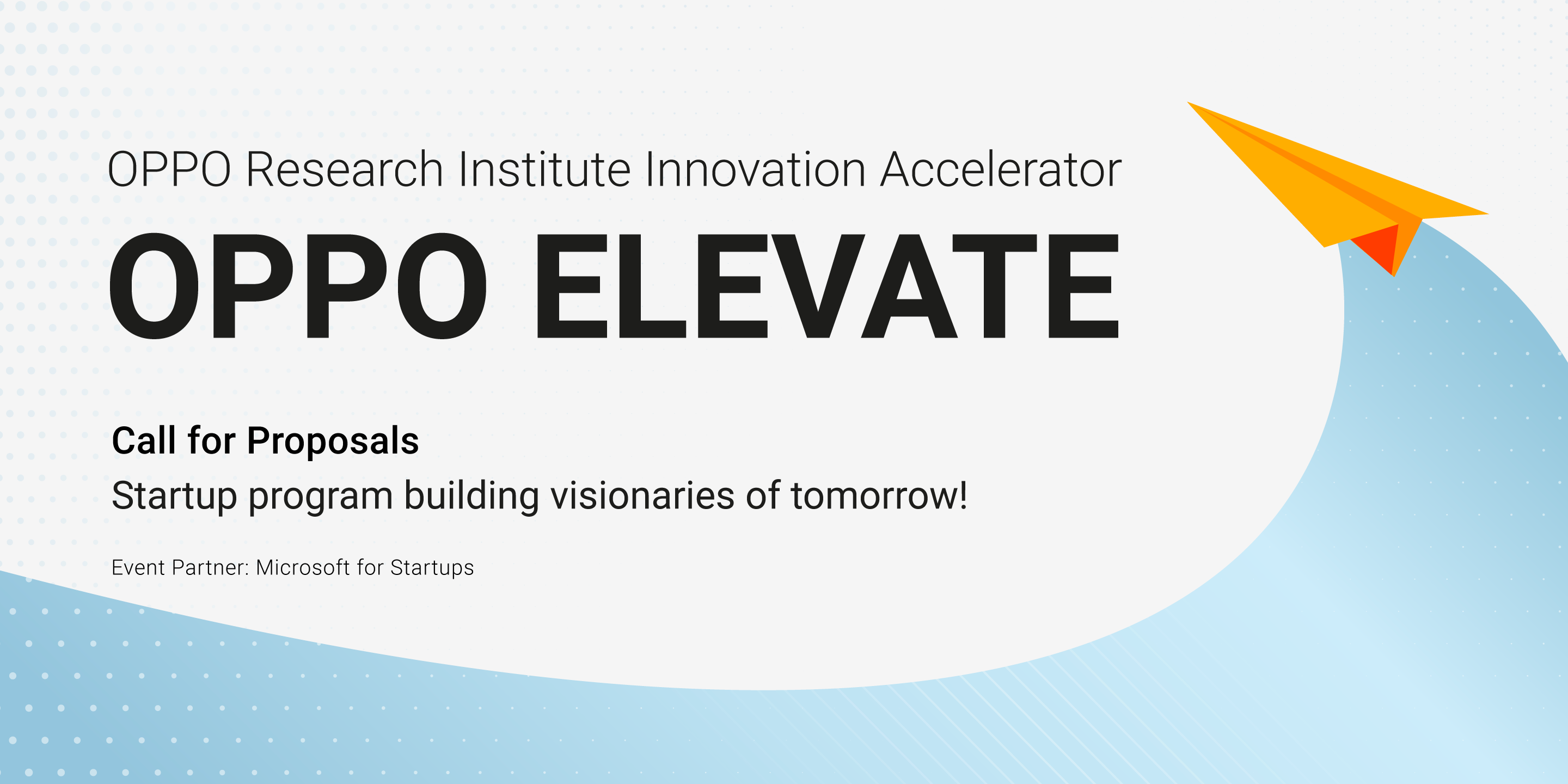 OPPO Elevate-Startup Acclerator Program