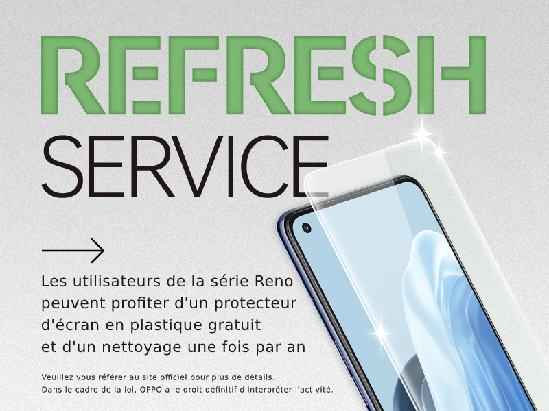 Service de rafraîchissement