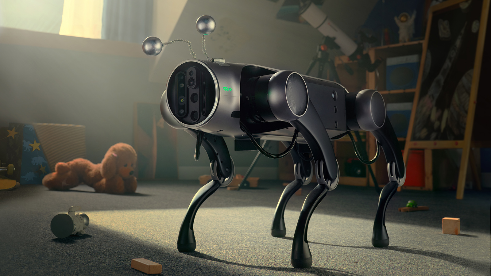 Por que está OPPO desarrollando un perro robot?