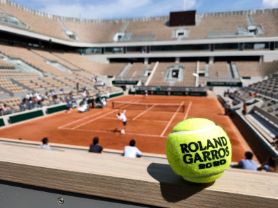 Теннисный корт чемпионата Roland Garros1