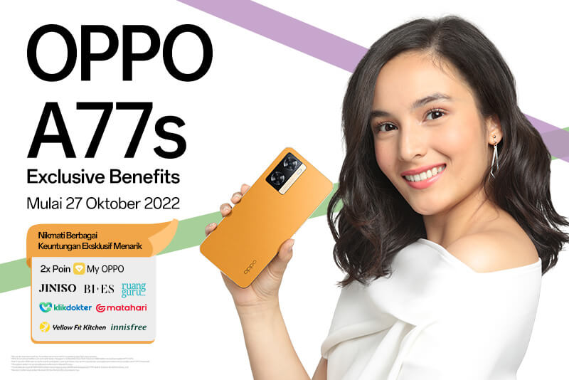 OPPO A77s Resmi Hadir di Indonesia