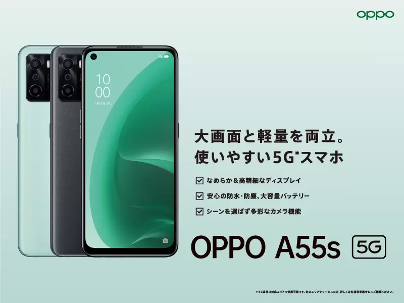 OPPO A54 5G  SIMフリー版 DualSIM対応