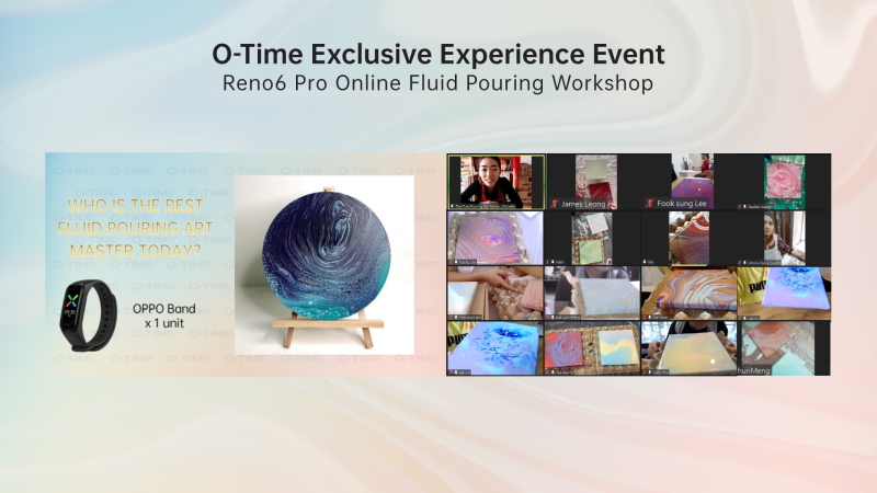 Reno6 Pro Online Fluid Pouring Workshop