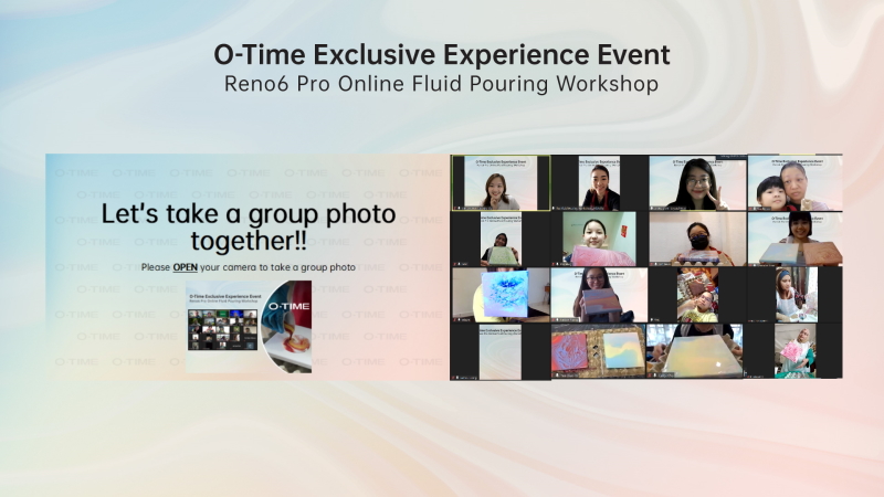 Reno6 Pro Online Fluid Pouring Workshop