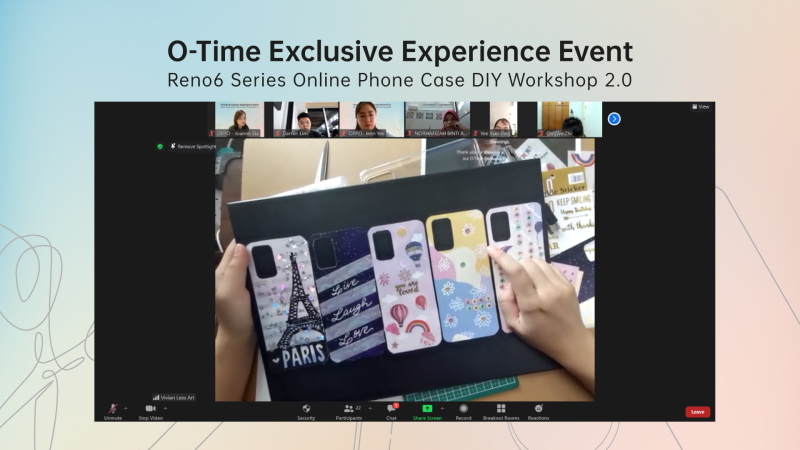 Reno6 Series Online Phone Case DIY Workshop 2.0