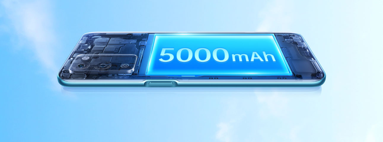 5000mAh large battery