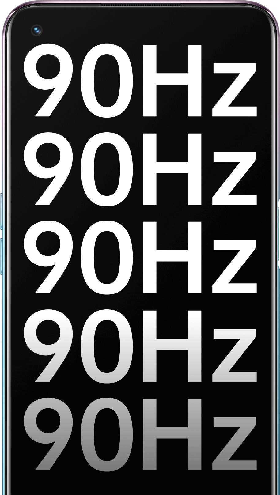 OPPO A54 5G Taux de rafraîchissement de 90Hz