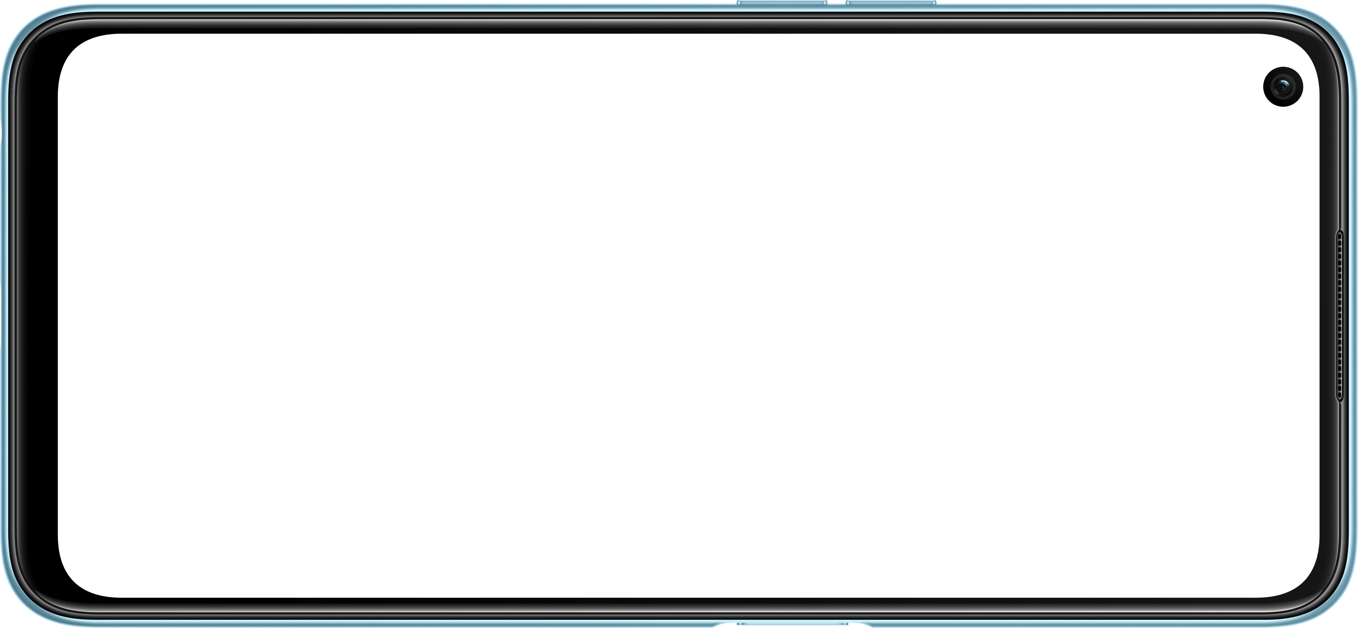 צג Punch-Hole צבעוני בקצב ריענון של 90 Hz