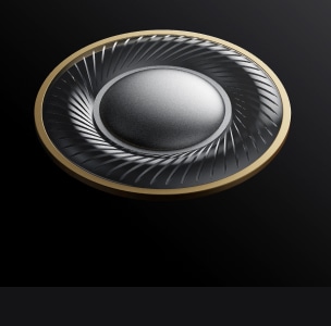 Driver diafragma besar berlapis titanium 12,4 mm