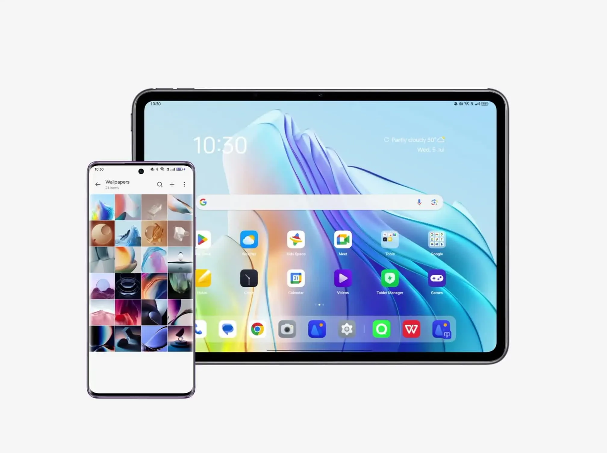 Color OS untuk Pad - Sambungan otomatis