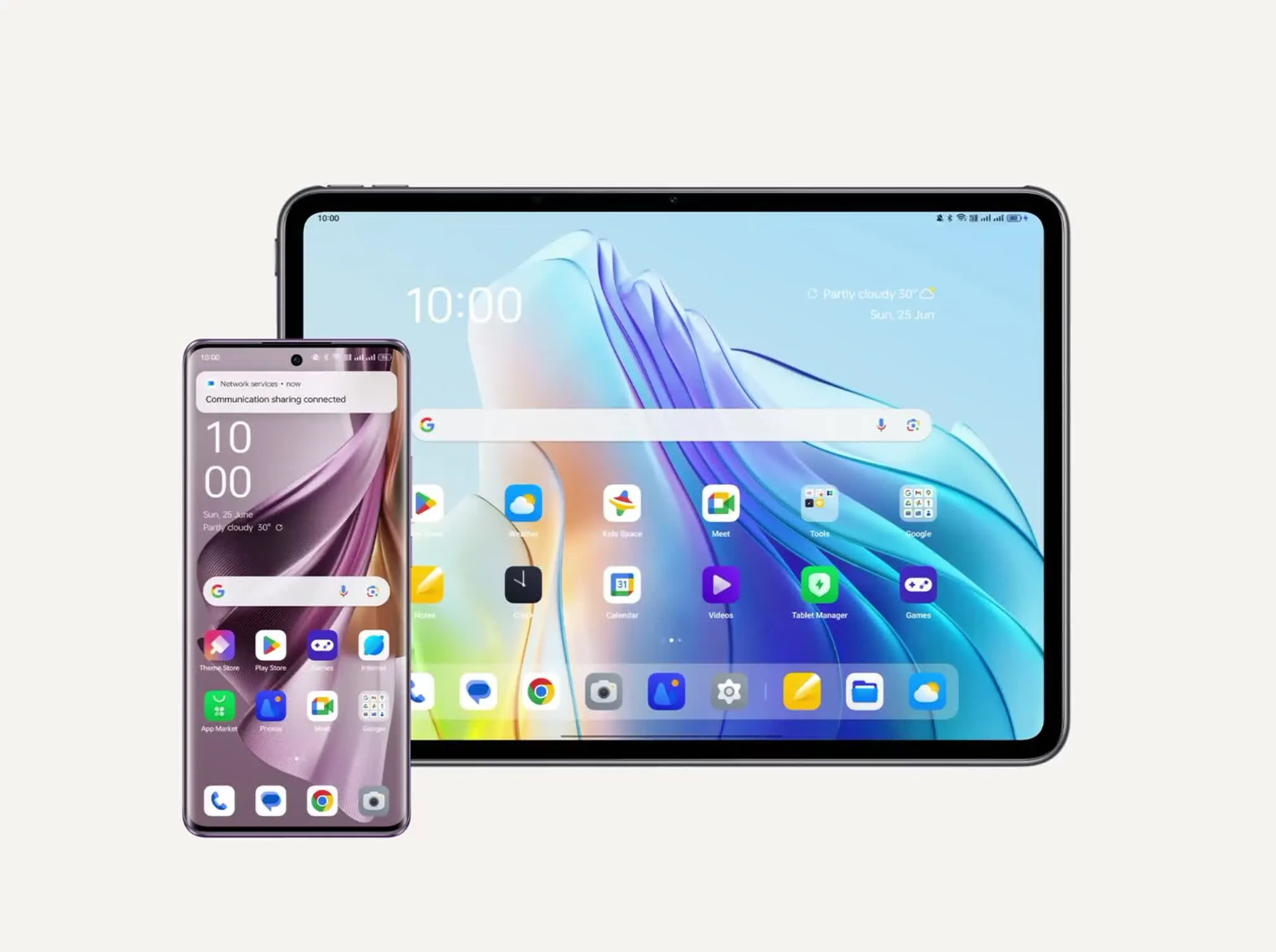 Color OS untuk Pad - Berbagi data seluler