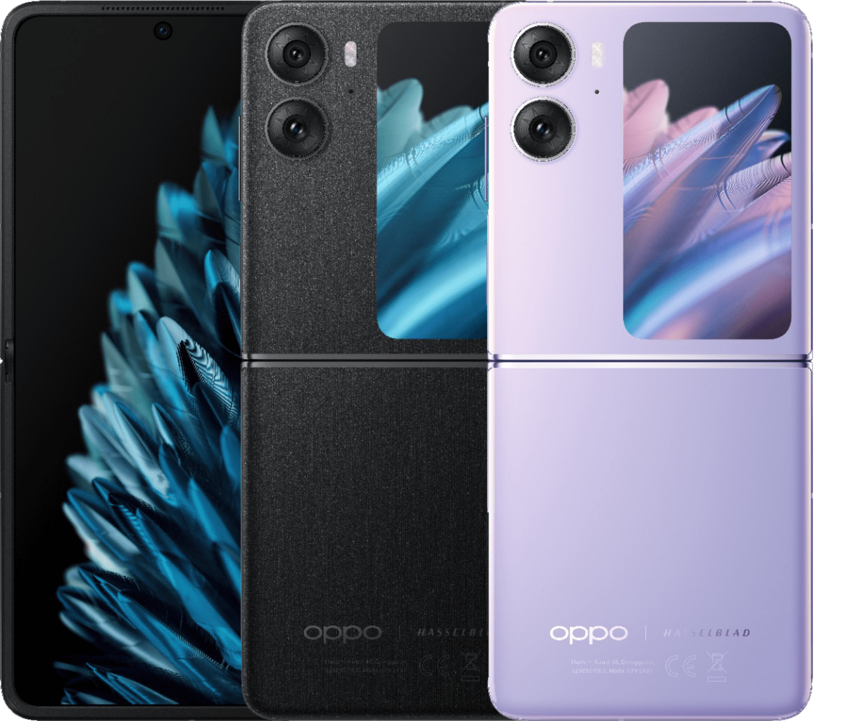  OPPO Find N2 Flip Dual-SIM 256GB ROM + 8GB RAM (GSM only  No  CDMA) Factory Unlocked 5G Smartphone (Astral Black) - International Version  : Cell Phones & Accessories