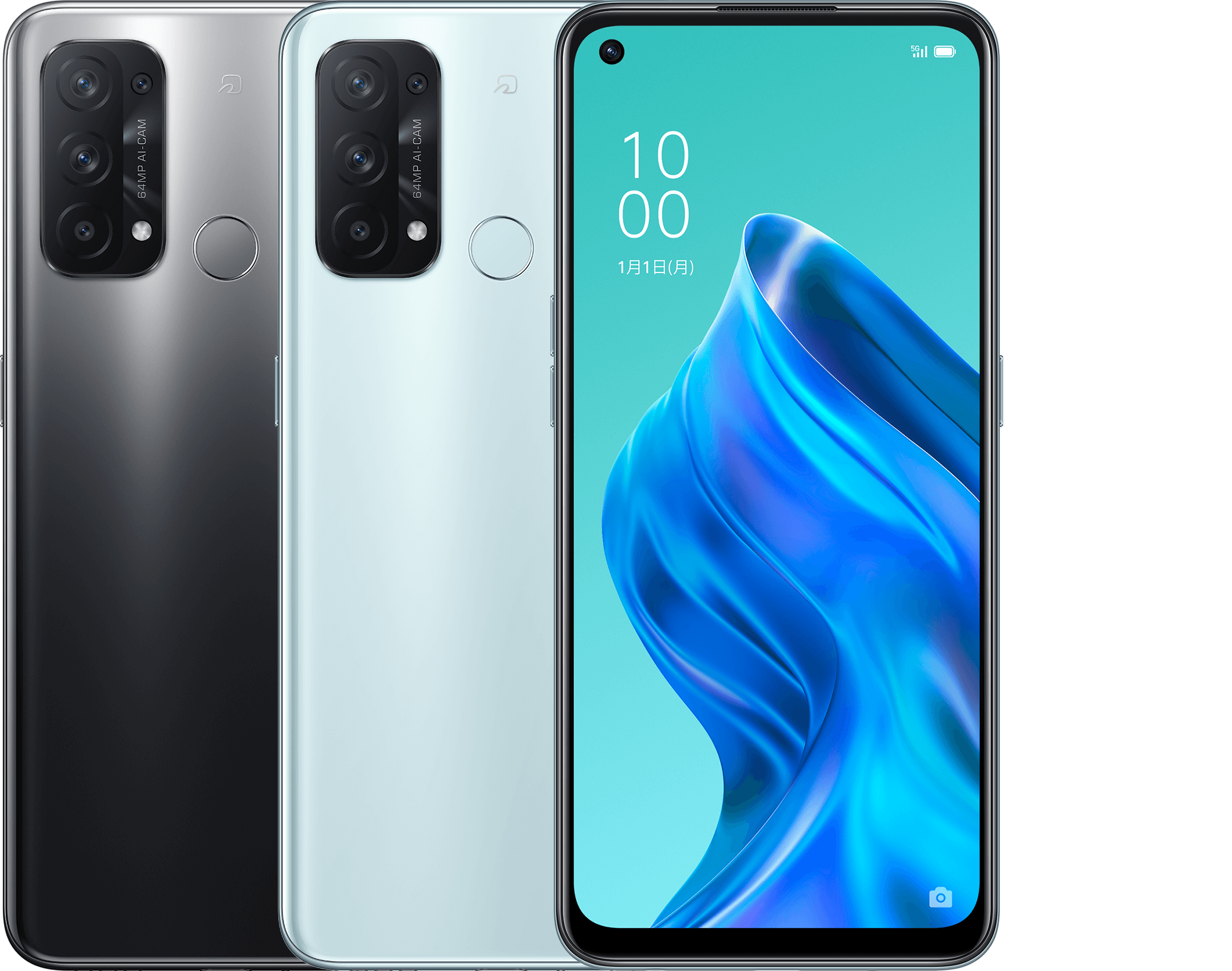 シルバーブラック残債0キャリア【新品未開封】OPPO Reno5 A 5G 色 ...