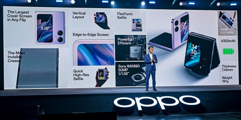 OPPO объявляет о старте продаж складного смартфона Find N2 Flip в ...
