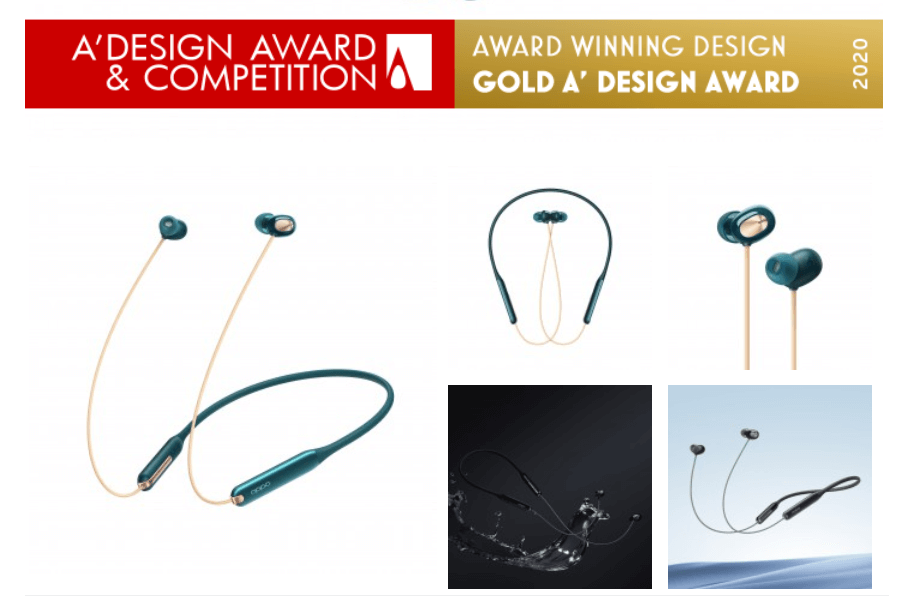 Три моделі бездротових навушників OPPO виграли нагороди A'Design: зразкове поєднання форми та функціоналу