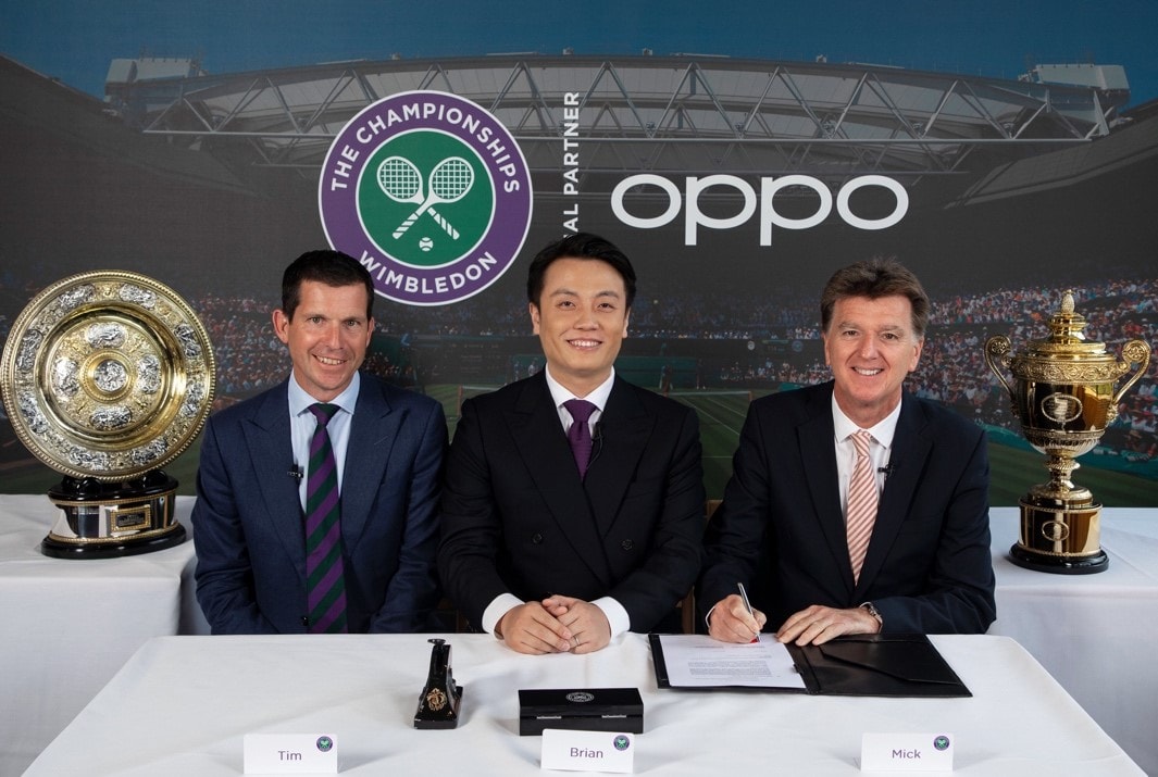 OPPO named official smartphone partner of The Championships, Wimbledon