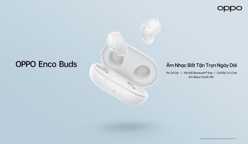 OPPO ra mắt Tai nghe Enco Buds và Điện thoại A54 6GB