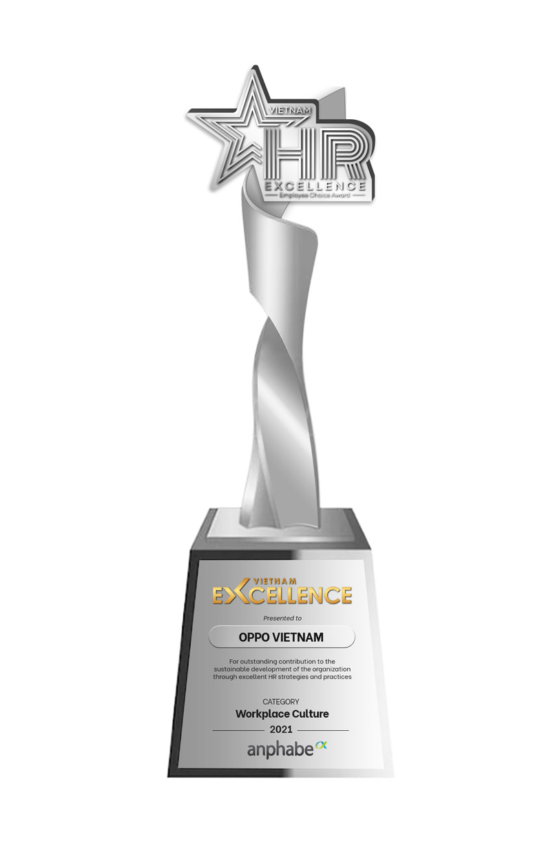 OPPO Việt Nam đạt Giải thưởng Văn hóa doanh nghiệp tại chương trình Chứng nhận Vietnam Excellence 2021